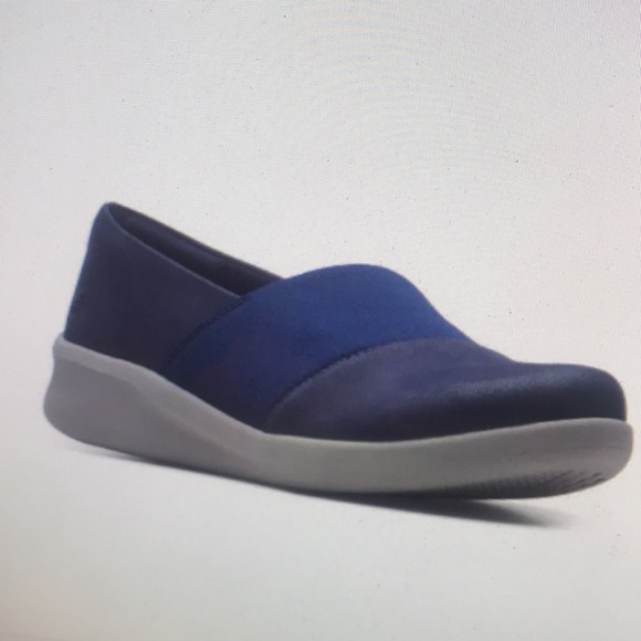 Clarks Sillian2 moon loafer flats  7.5 Wide - Picture 2 of 4